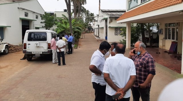 Raids underway at MR Vijayabaskar's properties 