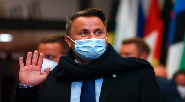 In this Friday, June 25, 2021 file photo, Luxembourg's Prime Minister Xavier Bettel leaves at the end of the first day of an EU summit in Brussels. (AP)