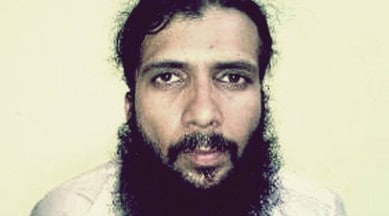 Yasin Bhatkal, IM operative Yashin Bhatkal, Tihar jail, Yasin Bhatkal request for Ayurvedic doctor, Yasin Bhatkal joint pain, Delhi news, Delhi latest news, Indian express