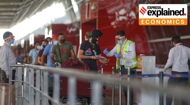 Airline officials have indicated that the recovery of the aviation industry will depend, among other factors, on the vaccination of the population. (Express Photo: Tashi Tobgyal, File)