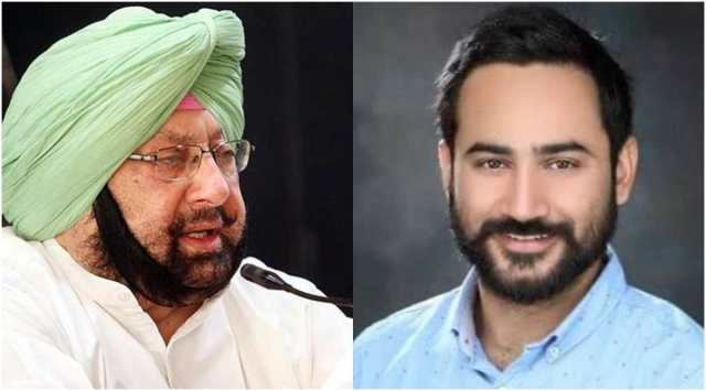 Punjab CM Amarinder Singh and AAP MLA Gurmeet Singh Meet Hayer. (File/ Twitter @Meet_Hayer)
