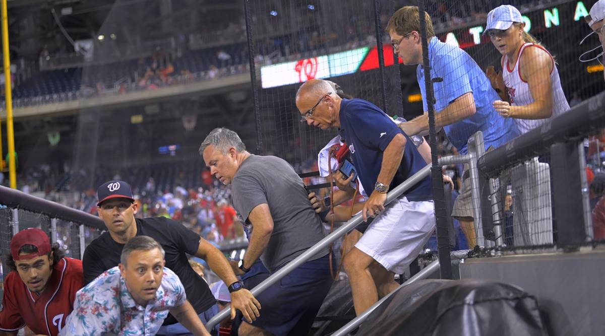 Padres-Nats game suspended after shooting outside DC stadium | Sports  News,The Indian Express