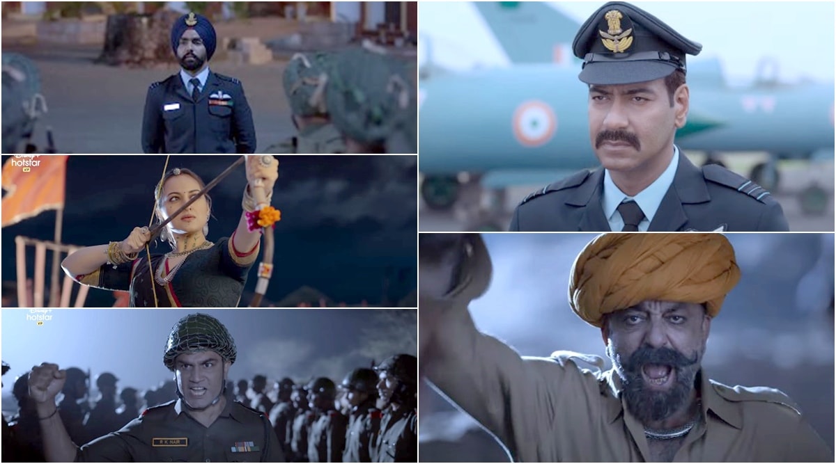 Bhuj The Pride of India trailer: Ajay Devgn, Sanjay Dutt film drops bombs  and dialogues with fierce regularity | Entertainment News,The Indian Express