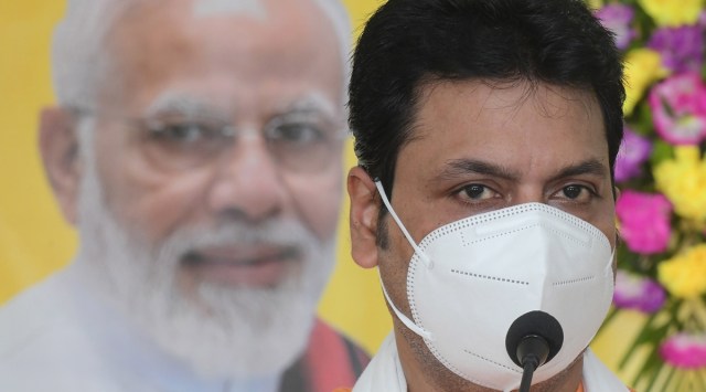 Tripura Chief Minister Biplab Kumar Deb (Express Photo/Abhisek Saha/File)
