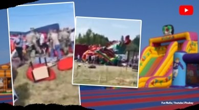 Safari Bouncy Castle Hire - Bouncy Castle Hire - SJ's Leisure