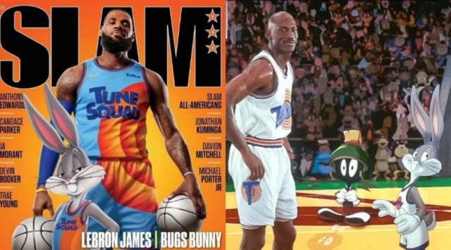 LeBron James talks about stepping into Michael Jordan's shoes for Space Jam sequel