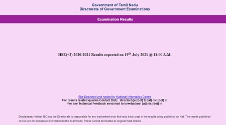Tamil Nadu HSC Result 2021 Date, Tamil Nadu Class 12th Result 2021 Date