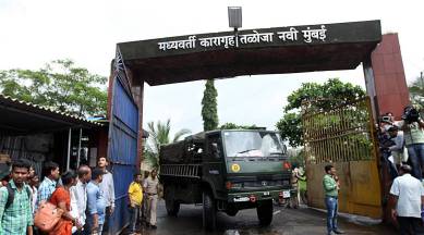 The Taloja Central Jail in Raigad. (Express Photo by Narendra Vaskar)