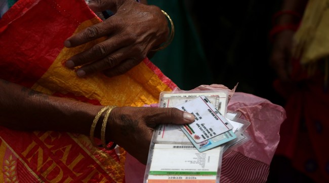 Beneficiary awaits for ration. (Express File Photo by Gajendra Yadav)
