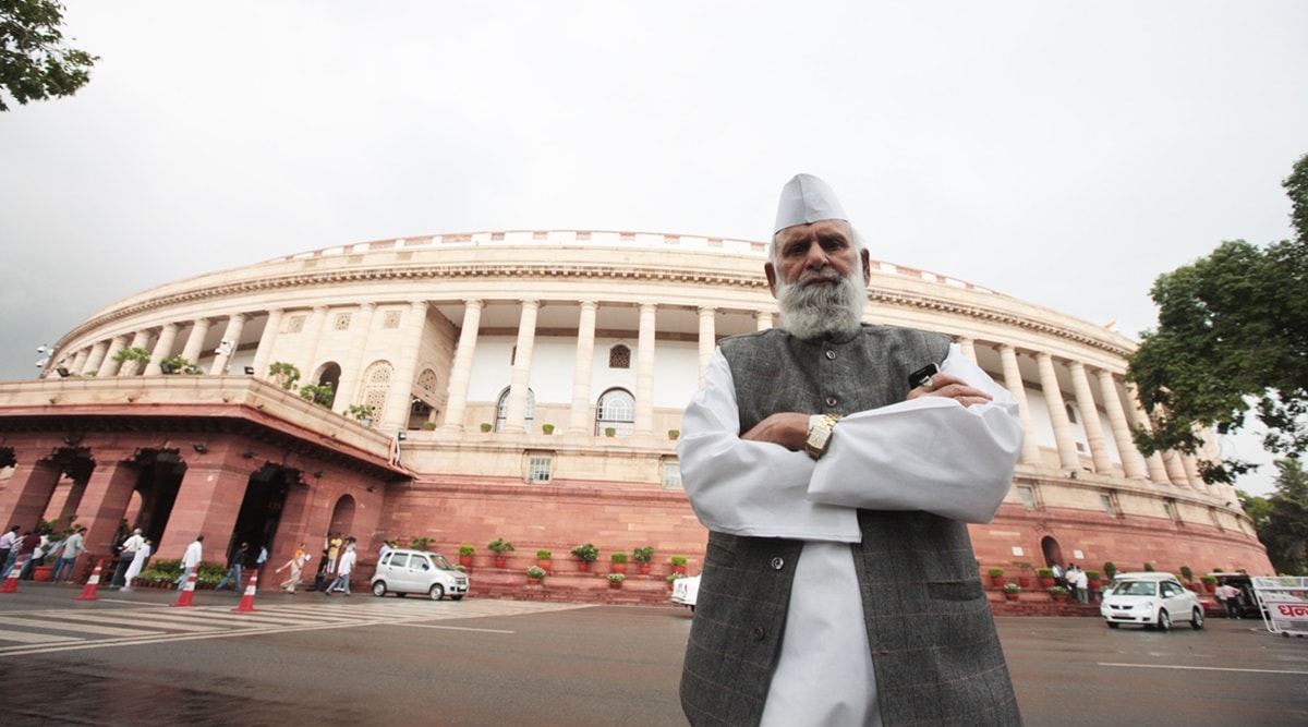 Samajwadi Party MP Shafiqur Rahman Barq (Express file photo by Neeraj Priyadarshi)