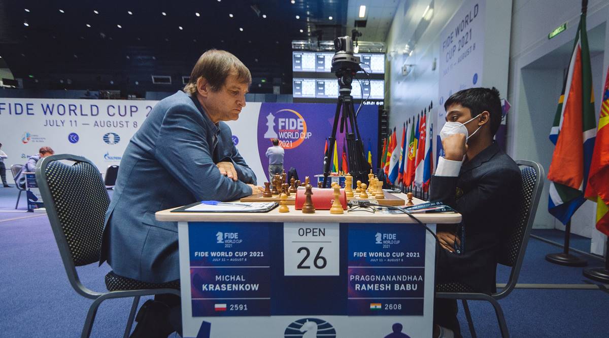 FIDE World Cup: R Praggnanandhaa holds Maxime Vachier-Lagrave to