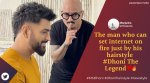 ms dhoni, ms dhoni new look, dhoni new hairstyle, dhoni new haircut, dhoni faux hawk style, dhoni hairstyles, sports news, viral news, indian express