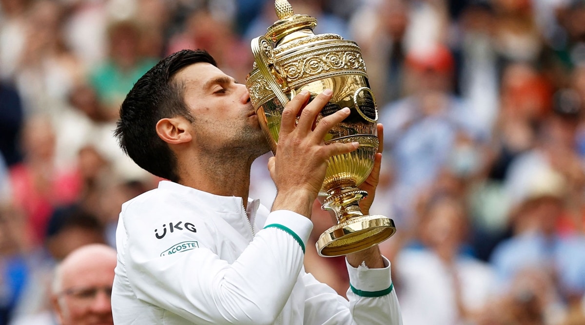 Novak Djokovic in Wimbledon