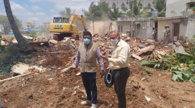 Panchkula, encroachers, ASI, Panchkula police, Panchkula news, Chandigarh news, Chandigarh, Indian express, Indian express news, Punjab news