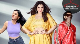 madhuri dixit, madhuri dixit, raveena tandon, fashion hits and misses, mrunal thakur, fashion hits and misses, indian express, indian express news