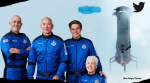 Jeff Bezos, Blue origin space flight, Jeff Bezos in space, Jeff Bezos space voyage, Blue Origin’s inaugural space voyage, Twitter reaction, Space tourism, Blue Origin space flight launch, Blue Origin space flight launch viral video, Blue Origin space flight launch touchdown video, Blue Origin launch, Science news, Jeff Bezos Blue Origin touchdown,Commercial space flight, Trending news, Indian Express news