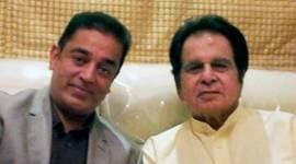 Kamal Haasan and Dilip Kumar