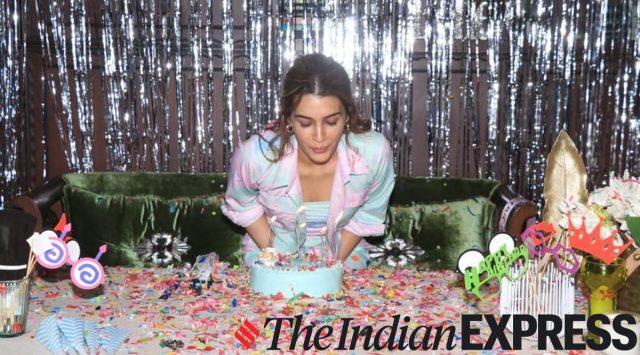 Birthday girl Kriti Sanon looks chic in a printed co-ord set | Fashion