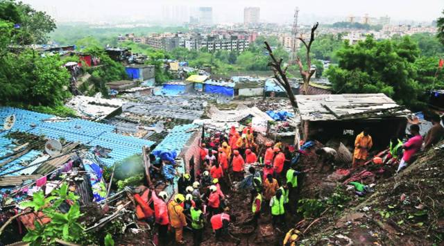 32 killed as intense rain triggers landslides, leaves Mumbai flooded