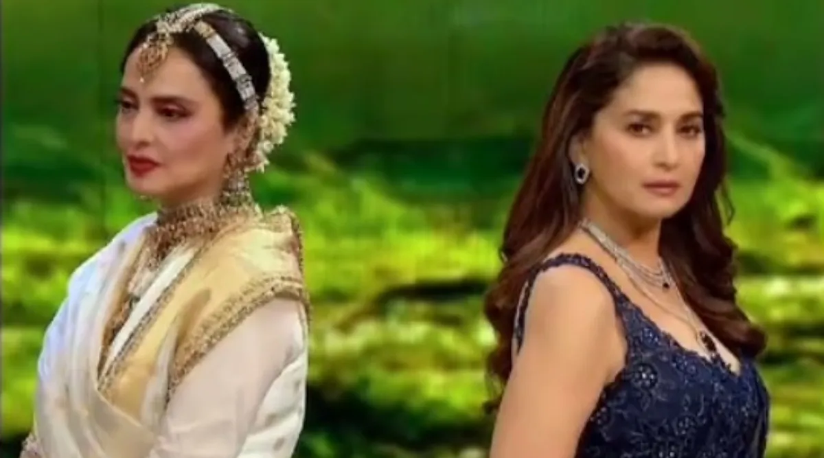 Madhuri Mehta Sex Video - Madhuri Dixit, Rekha recreate Silsila's iconic scene on Dance Deewane 3 |  Television News - The Indian Express