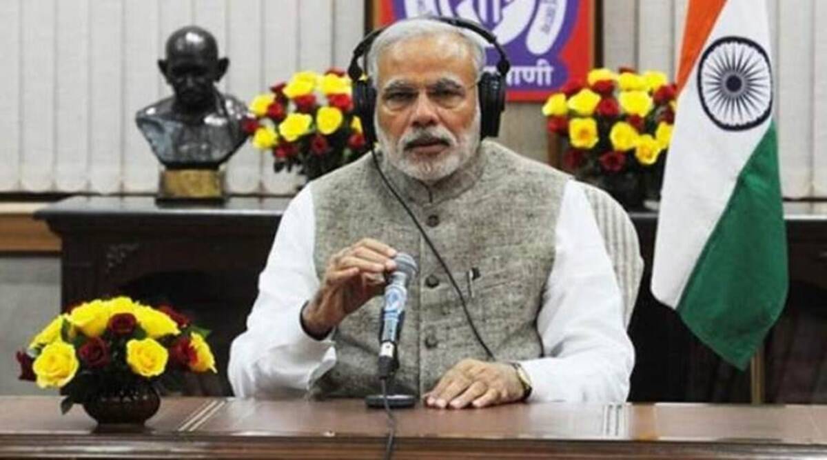 Prime Minister Narendra Modi during Mann Ki Baat (File Photo) 