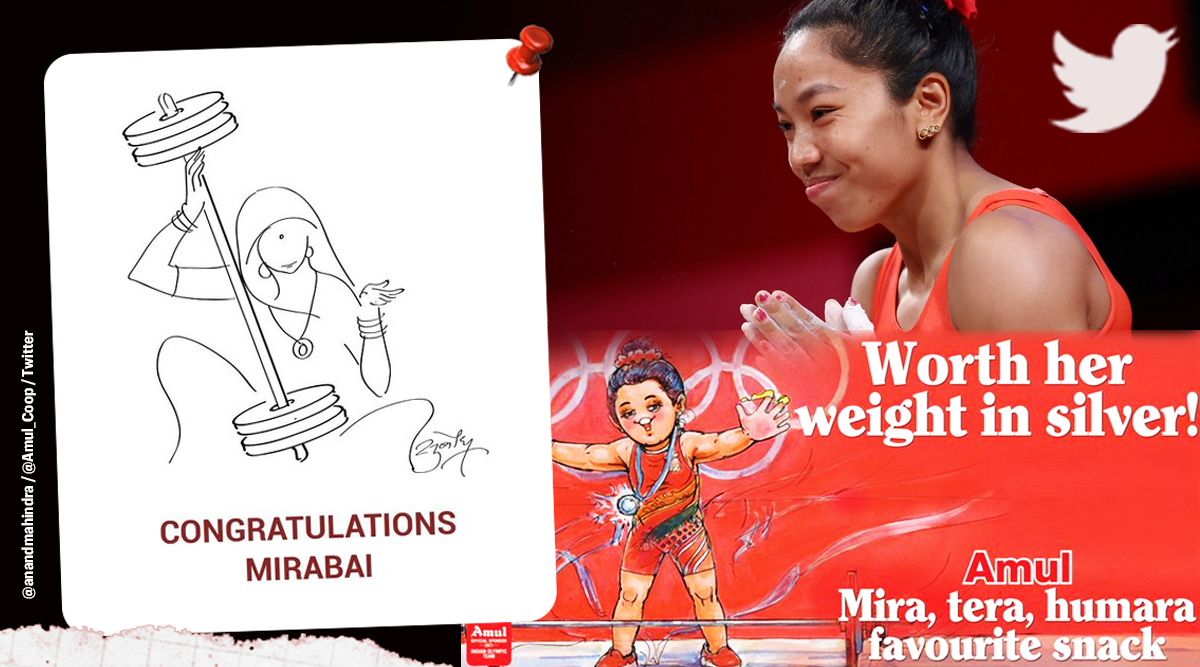 Mirabai Chanu wins silver at Tokyo Olympics, netizens celebrate ...