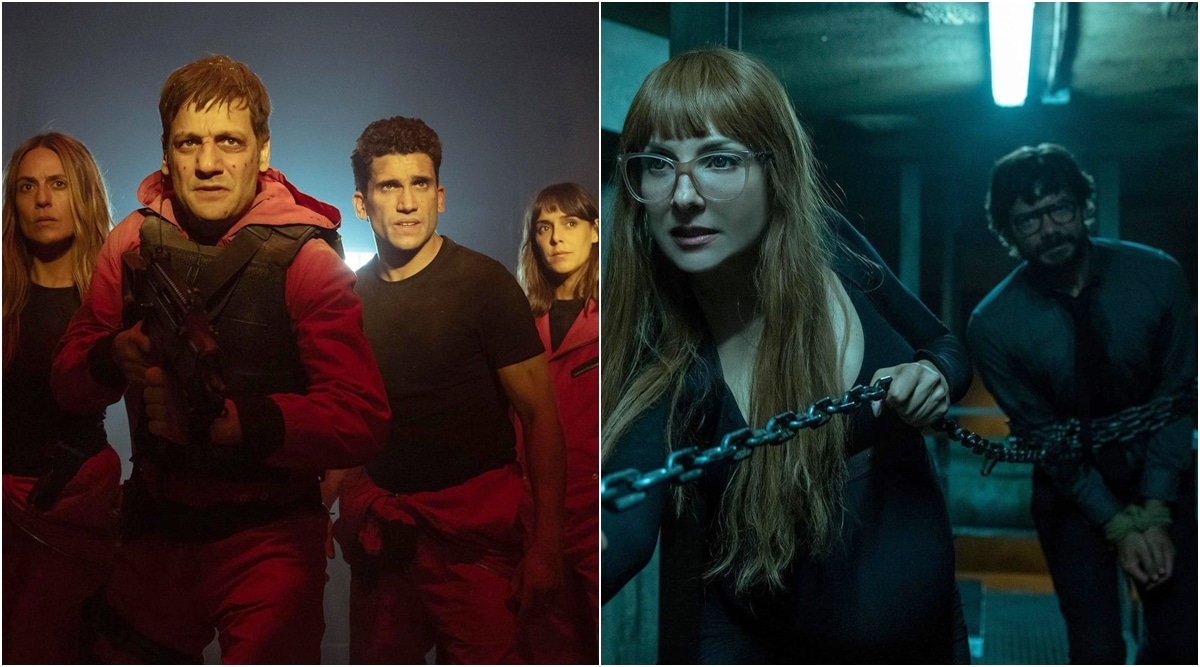 Money Heist 5 New Stills The Professor And Gang S Lives Are At Stake Fans Are Excited About Trailer Launch Entertainment News The Indian Express