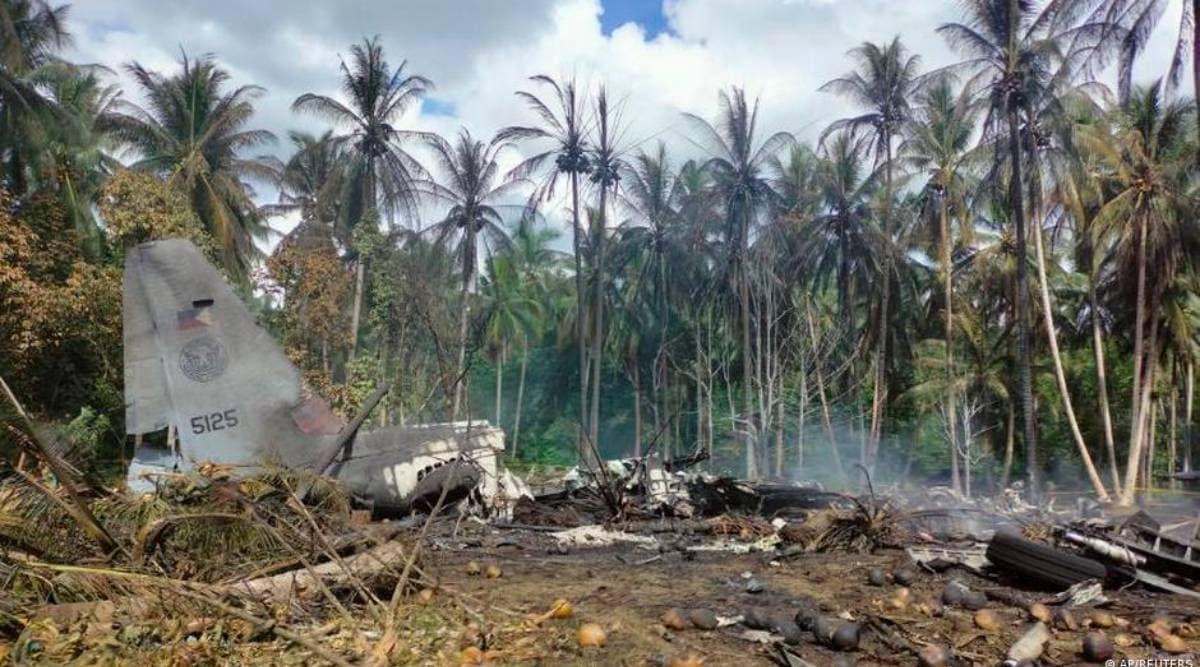 Philippines Military plane crash kills at least 45  World News  The