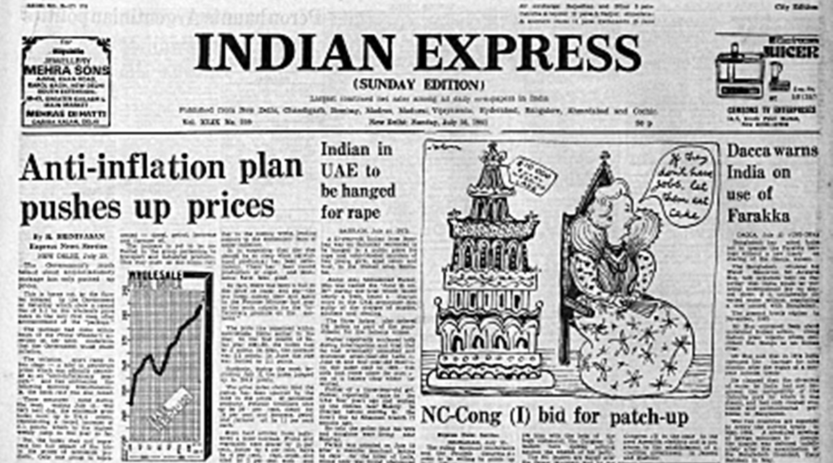 July Forty Years Ago Inflation Goes Up The Indian Express