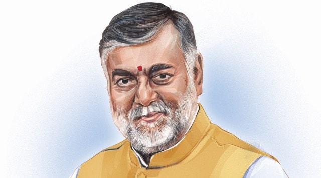 Union Minister Prahlad Singh Patel. (Illustration: Suvajit Dey)