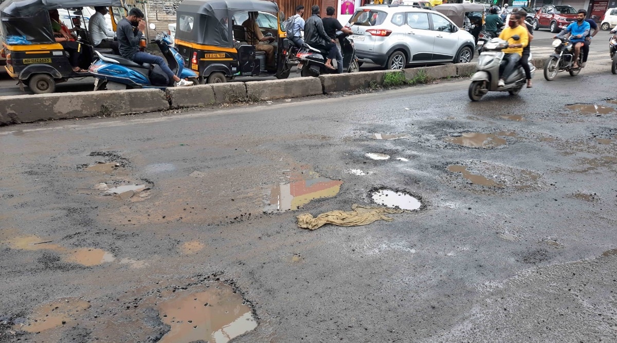 PMC draws ire of civic activists for potholed roads | Pune News