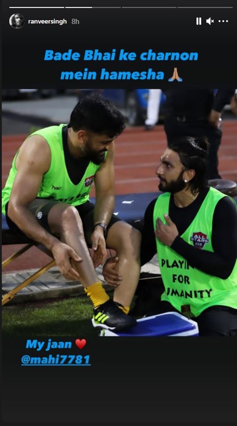 Ranveer singh, ms dhoni
