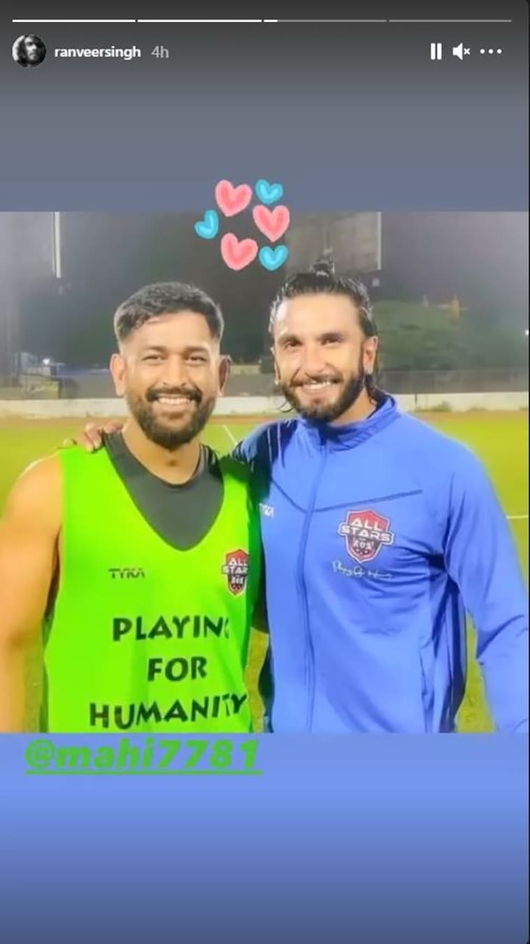 Ranveer singh, ms dhoni