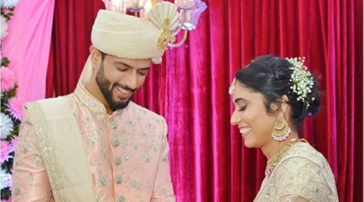 Shivam Dube marries long-time girlfriend Anjum Khan.