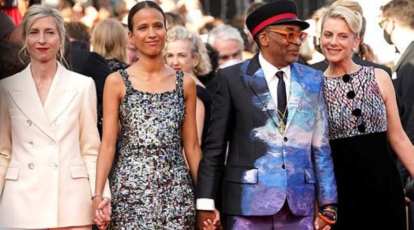 Spike Lee Steals the Show in a Hot Pink Suit & Custom Air Jordans at Cannes  Film Festival 2021