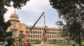 ‘Took all possible safety measures… if the crane missed the balance, the statue would have been damaged’