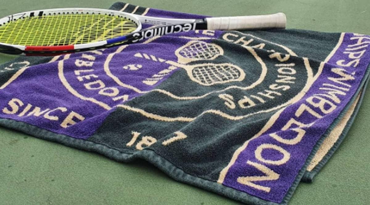 Wimbledon towel 2025