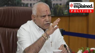 Karnataka Chief Minister B S Yediyurappa. (Express Photo/File)