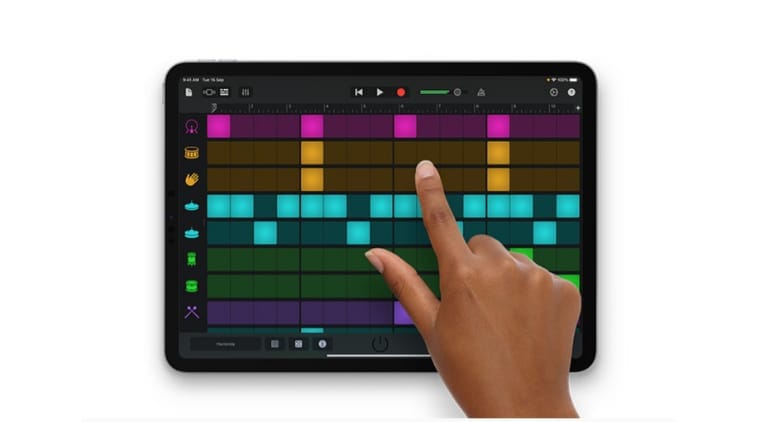 Garageband drum clearance sequencer