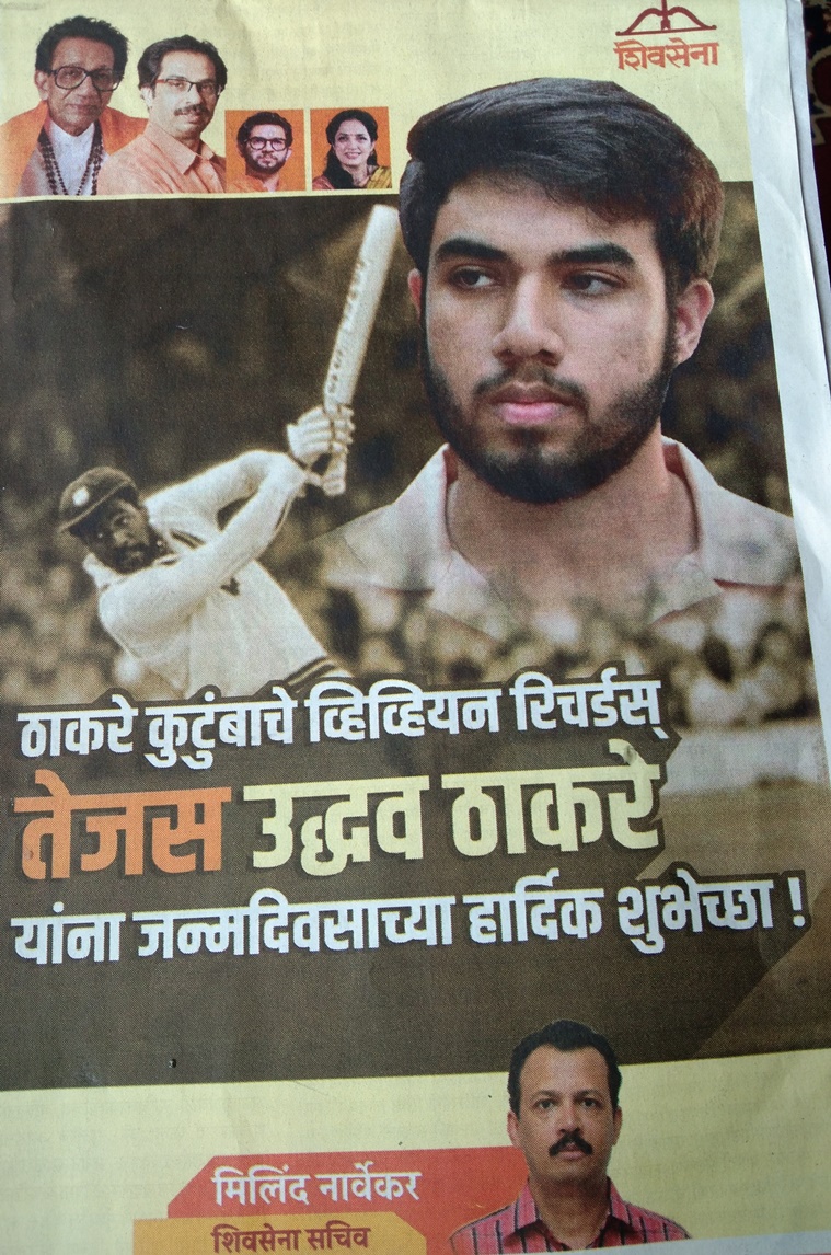 Full page Saamana ad on Uddhav Thackeray’s younger son Tejas fuels buzz of political debut