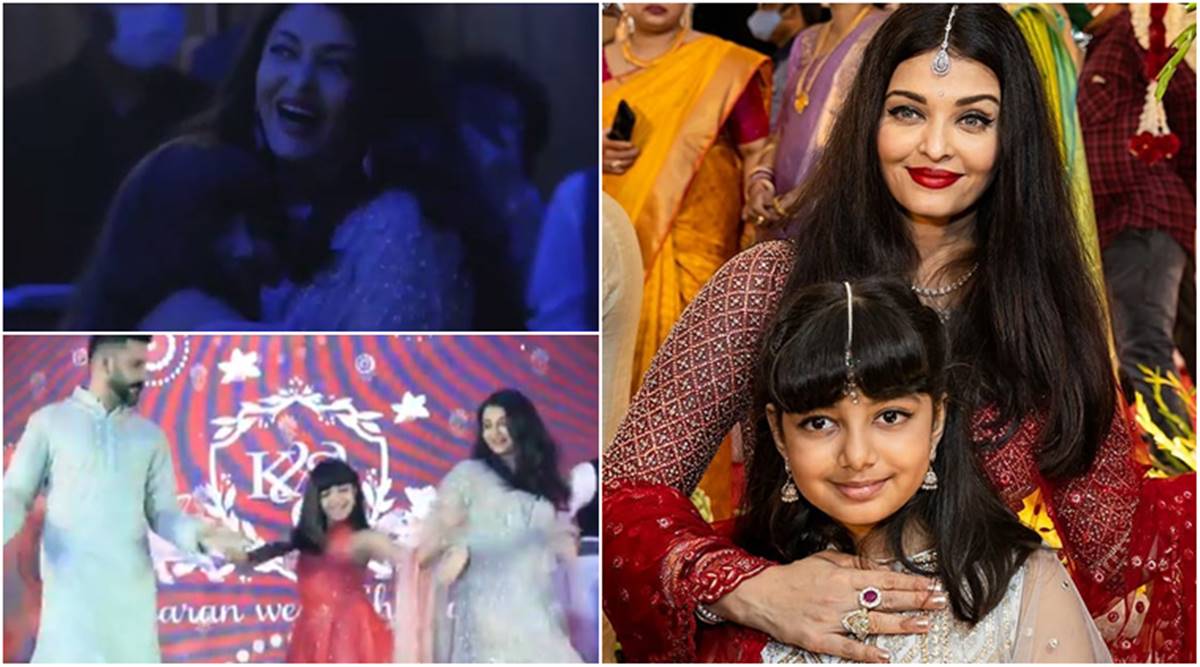 Thusy Sex Iswarya Vedios - Aishwarya Rai-Abhishek Bachchan groove at family wedding, daughter Aaradhya  comforts aunt at her bidaai. See photos, videos | Bollywood News, The  Indian Express