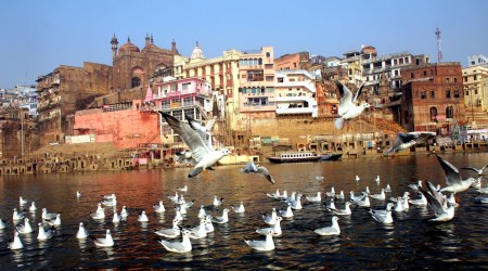 Banaras, Assi ghat, indian express