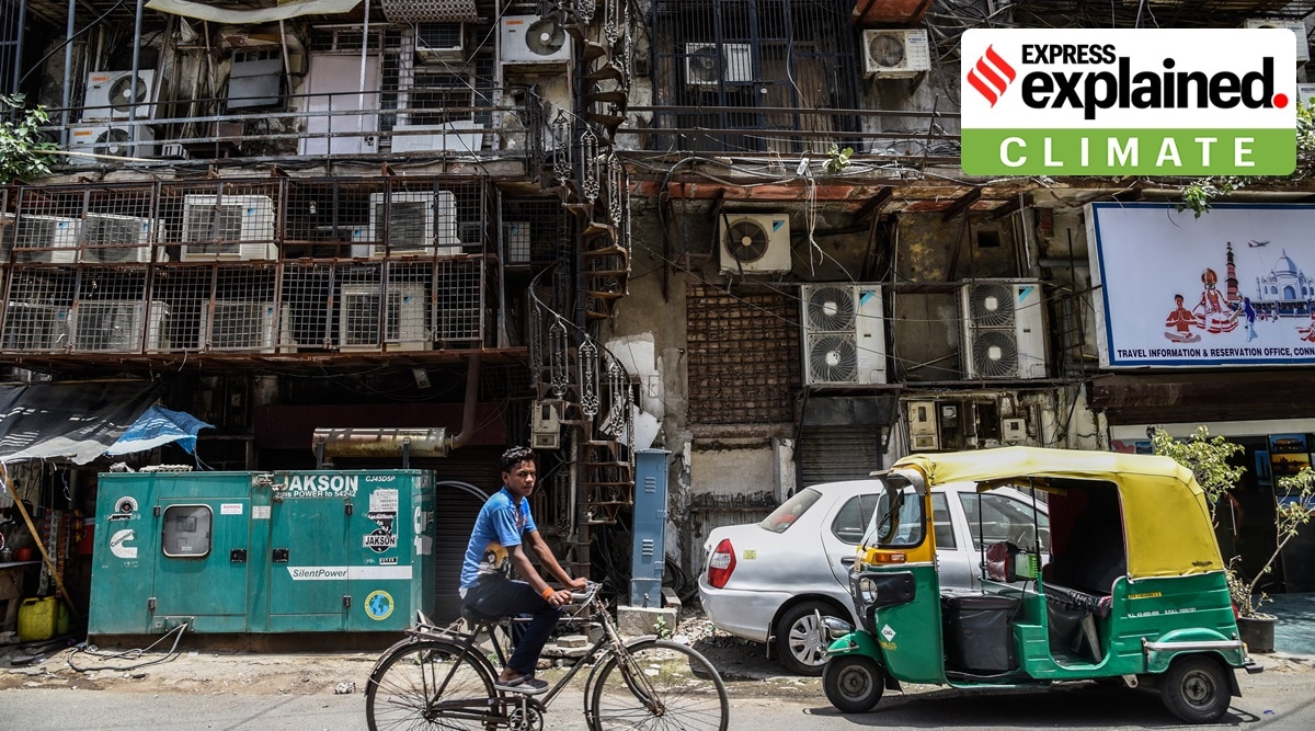 Summer in New Delhi, 2018. Air-conditioners and refrigerators extensively use HFCs, which contribute more to global warming than carbon dioxide. (The New York Times: Saumya Khandelwal)