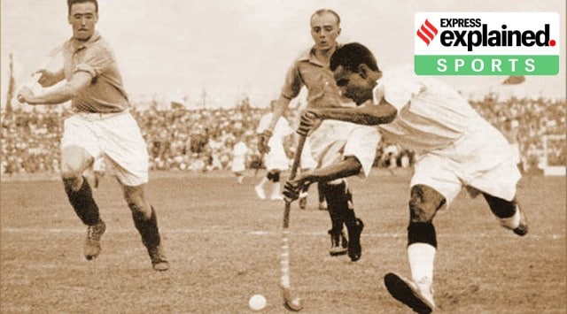 Dhyan Chand during the 1936 Olympic semi-final against France. (Wikimedia Commons)