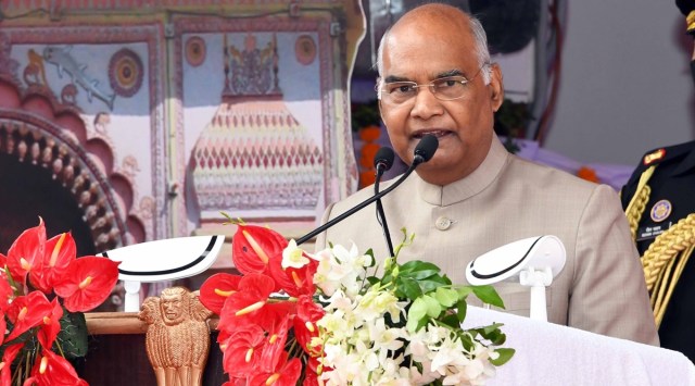 President Ram Nath Kovind inaugurated Ramayana Conclave at Ayodhya | Twitter/@rashtrapatibhvn
