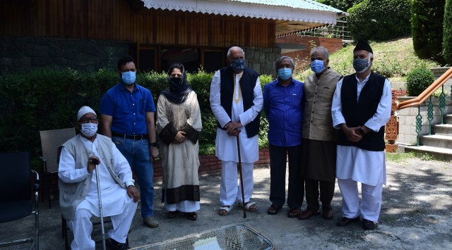 Jammu and Kashmir's Gupkar Alliance, led by veteran politician Farooq Abdullah. (Express photo)