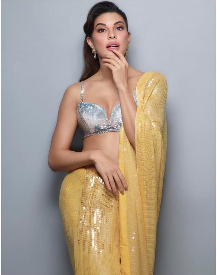 Jacqueline Fernandez Nude Picture - From Kiara Advani to Jacqueline Fernandez: Five actors who have rocked the  sequin-sari look | Lifestyle News,The Indian Express