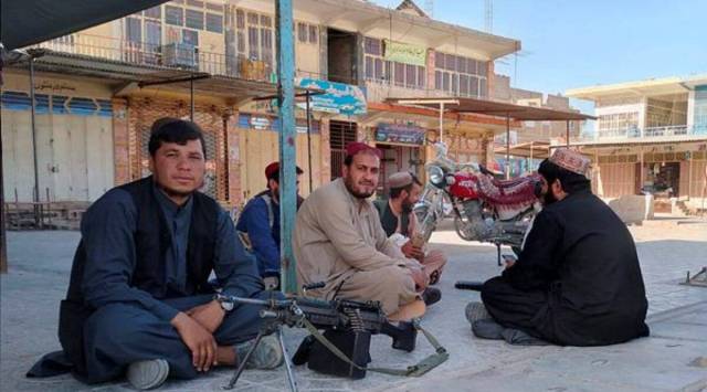Taliban fighters are seen inside the city of Farah, capital of Farah province southwest of Kabul, Afghanistan, Wednesday, Aug. 11, 2021. (AP/PTI)