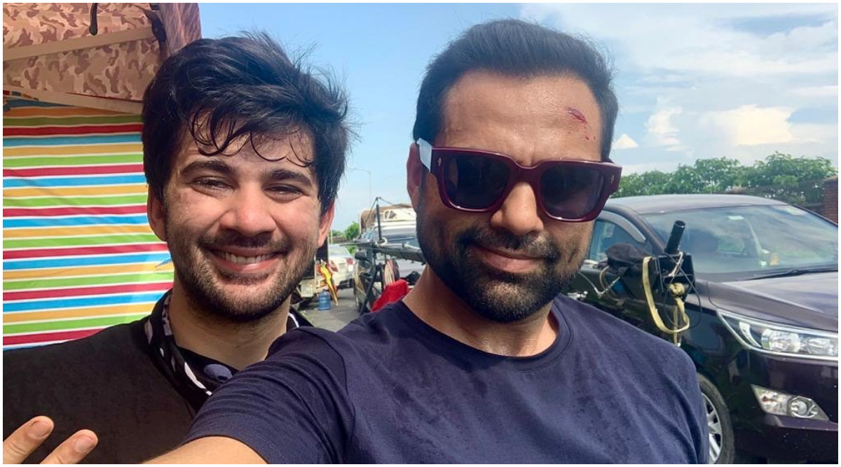 Sunny Deol's son Karan shoots Ajay Devgn's Velley with 'chacha' Abhay Deol, see photo | Entertainment News,The Indian Express Sunny Deol's son Karan shoots Ajay Devgn's Velley with 'chacha' Abhay Deol, see photo | Entertainment News,The Indian Express