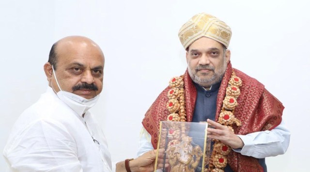 Basavaraj Bommai, Karnataka Floods, Karnataka CM, amit shah, karnataka floods damage, Indian express, indian express news, NDRF